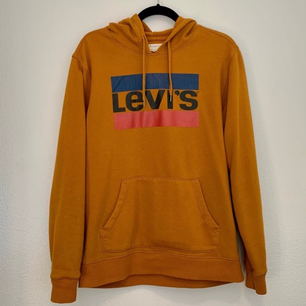 Levi’s Men’s Medium Mustard Pullover Hoodie